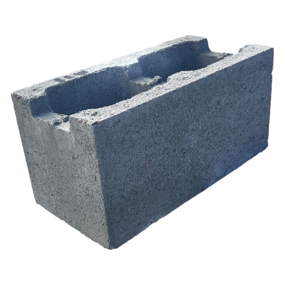 200 Series Top Groove Besser Block - Grey - 1st Quality - Available at Simon's Seconds