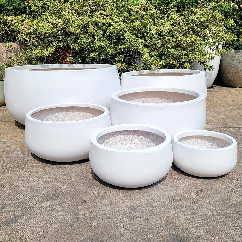 Modstone Andy Bowl - Plain White - Available at Simon's Seconds