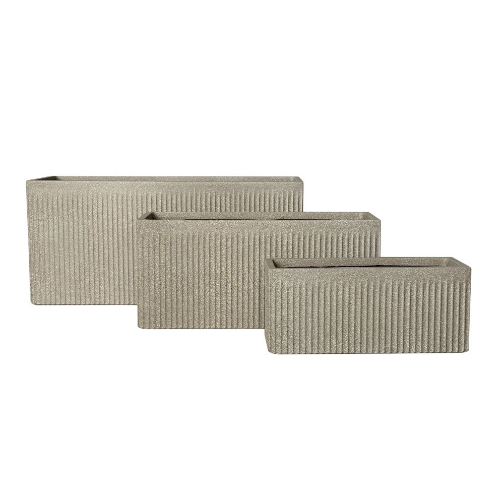 Keystone Arezzo Trough - Taupe Terrazzo - Available at Simon's Seconds