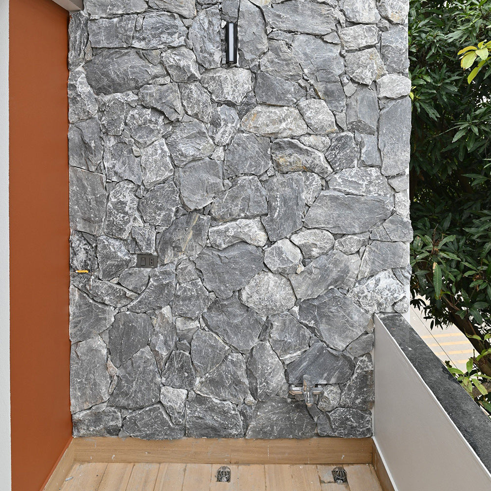 Mistic Grey Random Natural Stone Cladding - Sold per m2 only - 1st Quality - Available at Simon's Seconds