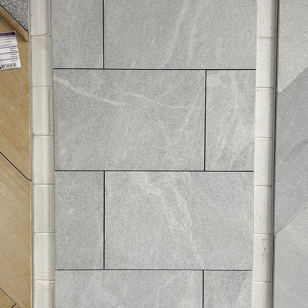 Mystic Grey Sandblasted Marble 610x406x30mm Natural Stone Pavers - 1st Quality - Display - available at Simon's Seconds