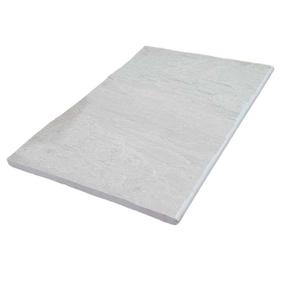 Raj Grey Naturally Split 600x400x22mm Sandstone Bullnose Coping - 1st ...