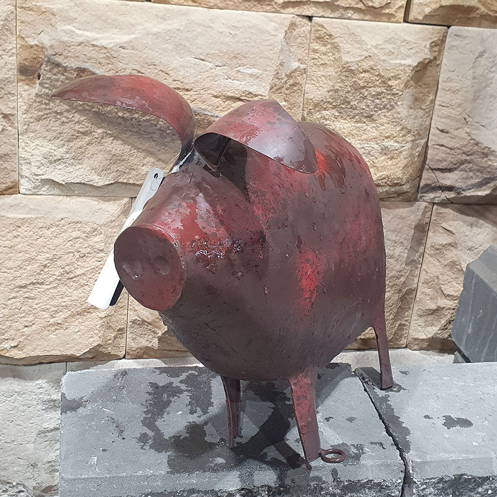 Rustic Pig Ornament - Country Decor - Available at Simon's Seconds