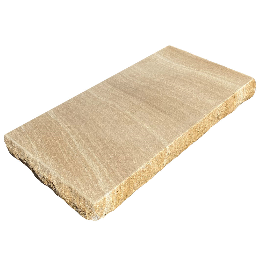 Australian Sandstone Pier Cap (Rockfaced) Cap Size: 520x280x50mm - To Suit Pier Size: 470x230 - Single Piece - Available at Simon's Seconds